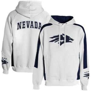  Nevada Wolf Pack White Spiral Hoody Sweatshirt Sports 