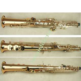 Advance lacquer Soprano Saxophone Bb Nice Sound metal  