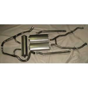 : Dual Exhaust System   Stainless steel   2 mufflers and 1 transverse 