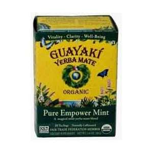 Guayaki Yerba Mate Pure Empower Mint Grocery & Gourmet Food