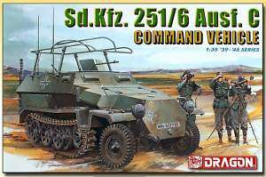 Dragon 1/35 ◆★ 6206 Sd.Kfz. 251/6 Ausf. C Command ◆★  
