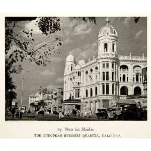  1938 Print Architecture Madian India Kolkata European 