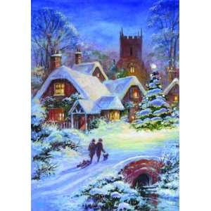   Holidays Winter Village 1000 Piece Jigsaw Puzzle: Toys & Games