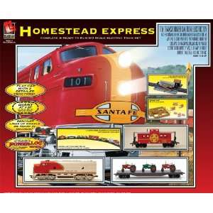  Life Like HO Scale Homestead Express Train Set: Toys 