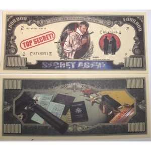    Set of 10 Bills Secret Agent Million Dollar Bill: Toys & Games