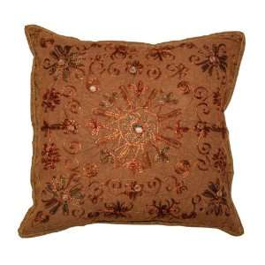   Design Cotton Cushion Covers with Embroidery & Mirror Work Home
