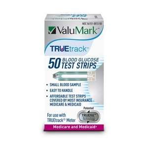 ValuMark TrueTrack Test Strips 50 ct. Medicare   Nipro (formerly Home 