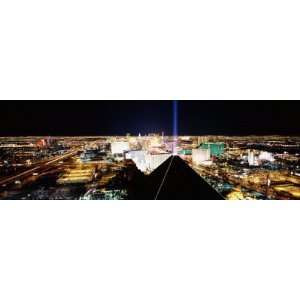 View of a City from Mandalay Bay Resort and Casino, Las Vegas, Clark 
