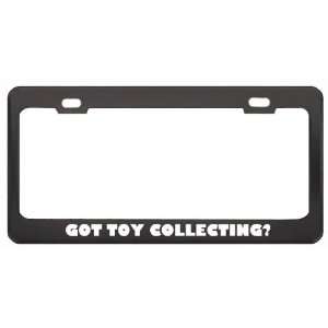 Got Toy Collecting? Hobby Hobbies Black Metal License Plate Frame 