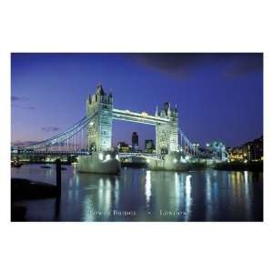  Buildings Posters: London   Tower Bridge London   23.8x35 