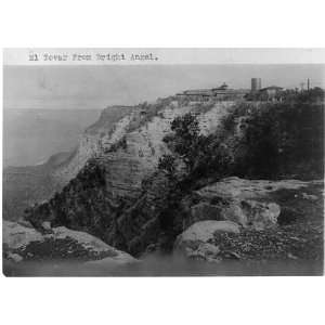  Grand Canyon: El Tovar from Bright Angel,Arizona,AZ,c1906 