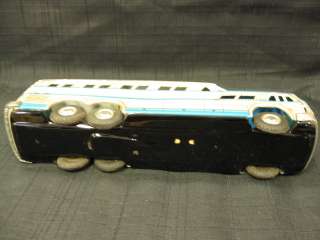 1954 GMC GREYHOUND Scenicruiser Traction Tin Toy w/ Box  