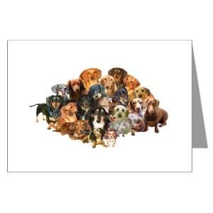  World of Dachshunds Humor Greeting Cards Pk of 10 by 