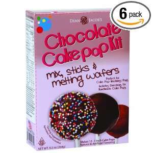 Dean Jacobs Cake Pop Kit, Chocolate (Pack of 6):  Grocery 