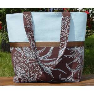    Blue Chrysanthemum Diaper Bag by Hottie Tottie Designs: Baby