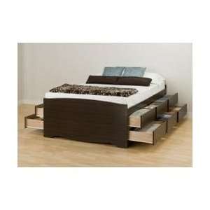   Platform Storage Bed   Prepac Furniture   EBQ 6212: Home & Kitchen