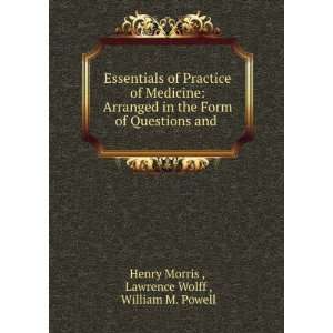   and .: Lawrence Wolff , William M. Powell Henry Morris : Books