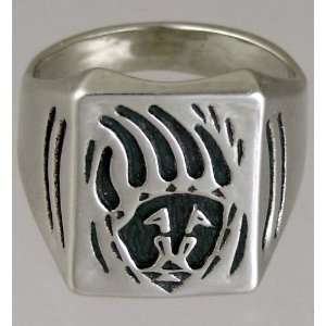   Spectacular Sterling Silver Bear Claw RingMade in America: Jewelry
