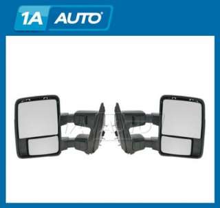   Pickup Truck Super Duty Manual Towing Side Mirrors Pair Set  