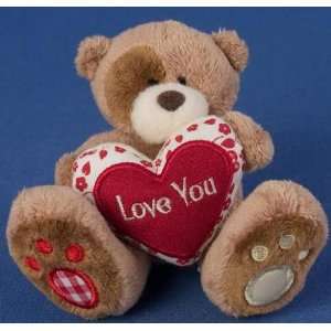  Teddy Big Foot Bear 3 (7.62 Cm) Love You Heart: Toys 