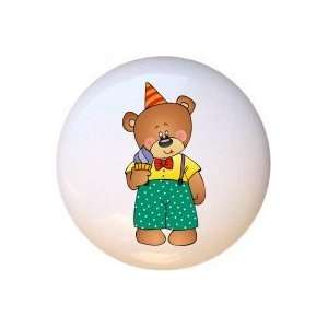  Beary Best Cupcake Bear Drawer Pull Knob