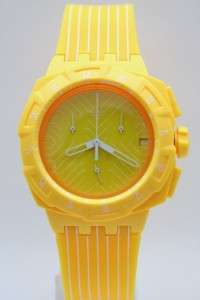 New Swatch Yellow Run Chrono Date Stop Watch SUIJ400  