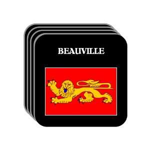  Aquitaine   BEAUVILLE Set of 4 Mini Mousepad Coasters 