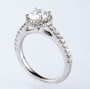 NEW 18K Ritani Diamond Engagement Ring 1.00ct Round Center 1.42cttw 