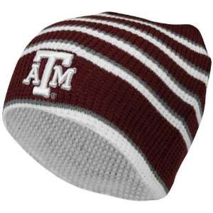 Texas A&M Aggies Maroon White Replay Thermal Beanie  