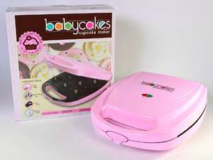 Baby Cakes CC 2828PK Mini Cupcake Maker,  Breast Cancer Pink  New In 