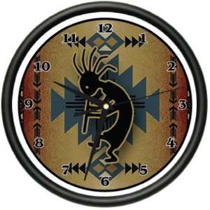  KOKOPELLI Wall Clock native american idol fertility flute 