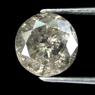 45cts 5.1mm Gray With Black Spots Loose Diamond  