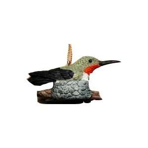 Fisher Wildlife Hummingbird/Nest Ornament Polyresin 