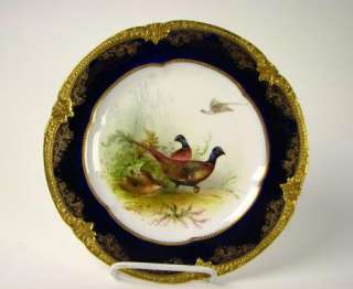  or George Jones Hand Painted English Porcelain Bird Plate Birbeck