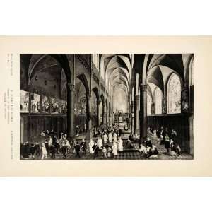   Church Antwerp Belgium Dutch   Original Photogravure