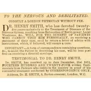   System Treatment Remedy Antique   Original Print Ad
