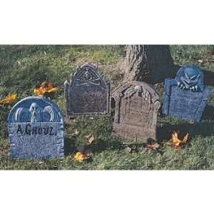  Winged Skull Tombstone Halloween Accessory: Home & Kitchen