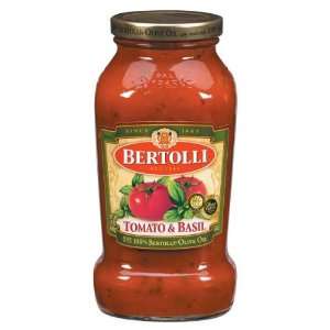 Bertolli Sauce Tomato Sauce Tomato & Basil   12 Pack:  