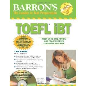  Barrons TOEFL iBT with CD ROM and 2 Audio CDs (Barrons Toefl 