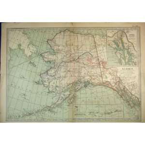   Matthews Northrup Works Map Alaska Glacier Bay Bering: Home & Kitchen