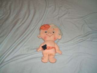 1972 Flintstones Bam Bam Kickerbocker Plush Doll  