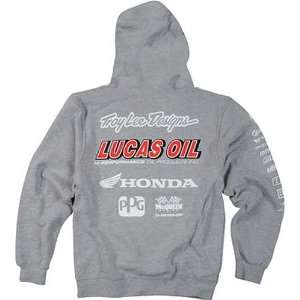 Troy Lee Designs TLD Racing Fleece Mens Hoody Zip Racewear Sweatshirt 