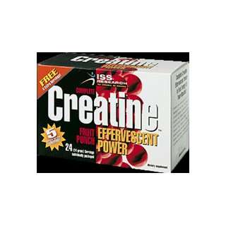  ISS Creatine Effervecent, 24 Pack Fruit Punch: Health 