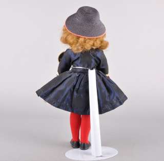Vintage Ideal Shirley Temple ST 12 Doll w Taffeta Coat  