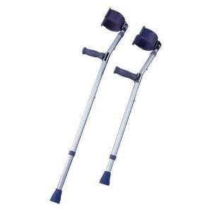 Med Aid Corporation FCR 1003 High Strength Aluminum Forearm Crutches 