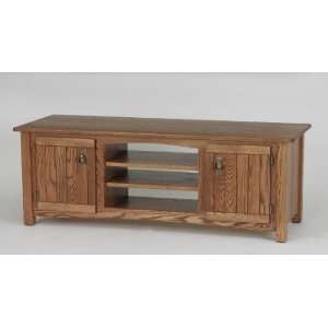   Solid Wood TV Stand Mission Oak LCD Plasma TV Stand: Home & Kitchen