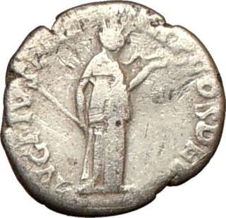 ANTONINUS PIUS as Caesar 138AD Rare Authentic Ancient Silver Roman 