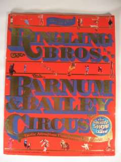 1986 Ringling Bros & Barnum Bailey Circus Program  