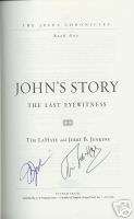SIGNED Johns Story by Jerry B. Jenkins, Tim Lahaye +  