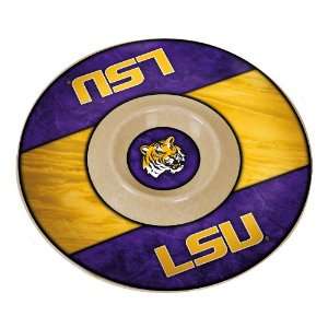 : NCAA Louisiana State Fightin Tigers 13 Inch Diameter EcoBamboo Chip 
